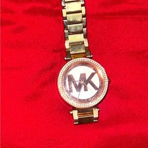 Rose gold Michael kors watch